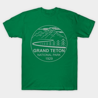 Grand Teton Line Logo T-Shirt